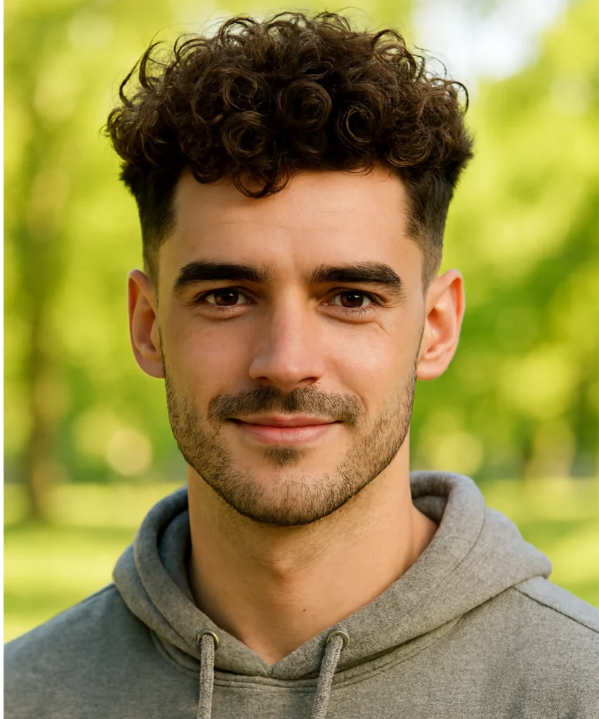 49+ Stylish Curly Hairstyles for Men 31 Blow-Dried Curly Look