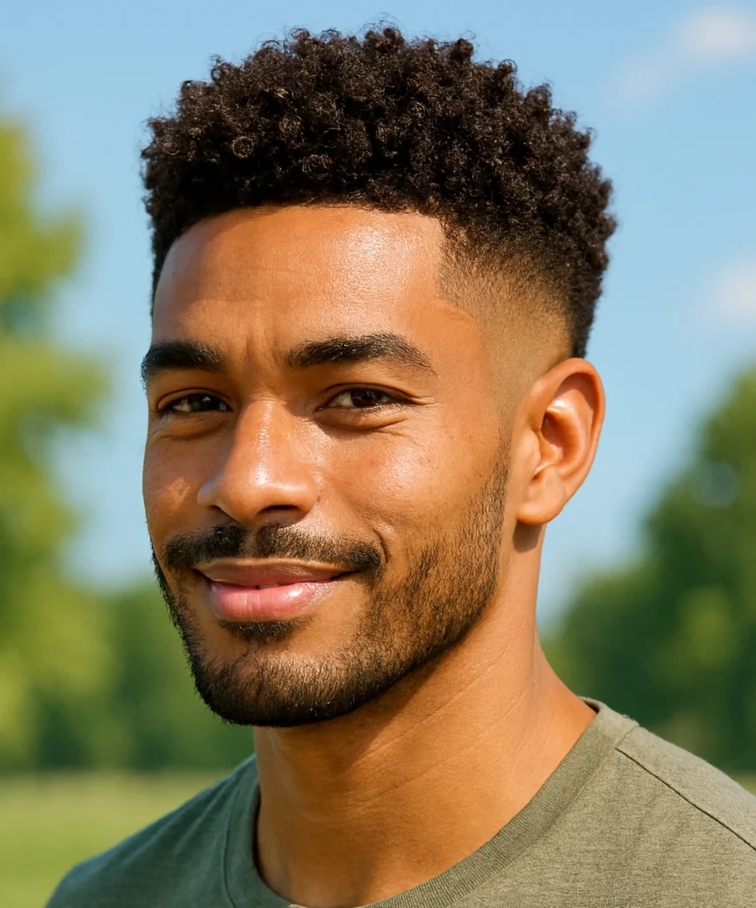 49+ Stylish Curly Hairstyles for Men 50 Burst Fade with Curls
