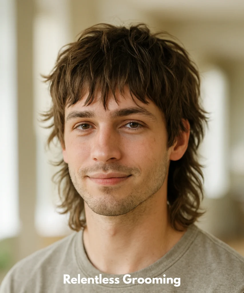 Mullet Hairstyles: Bold & Stylish Looks for Men 33 Choppy Bangs Mullet