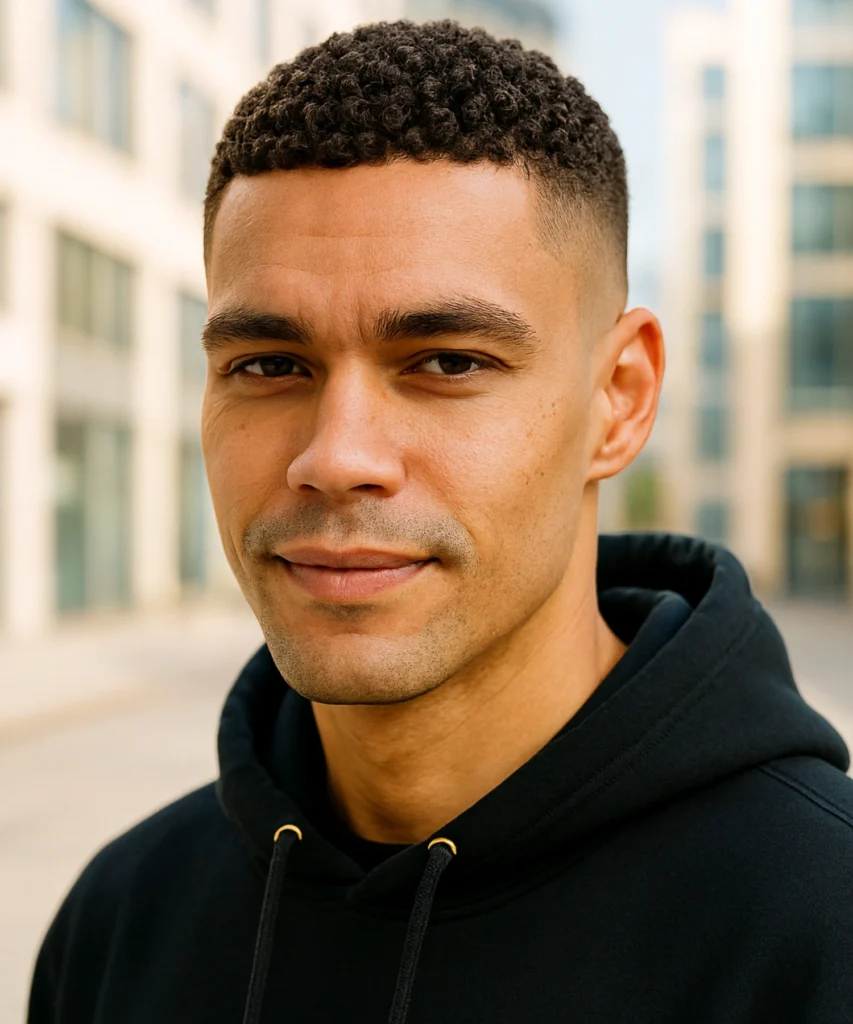 49+ Stylish Curly Hairstyles for Men 11 Curly Buzz Cut
