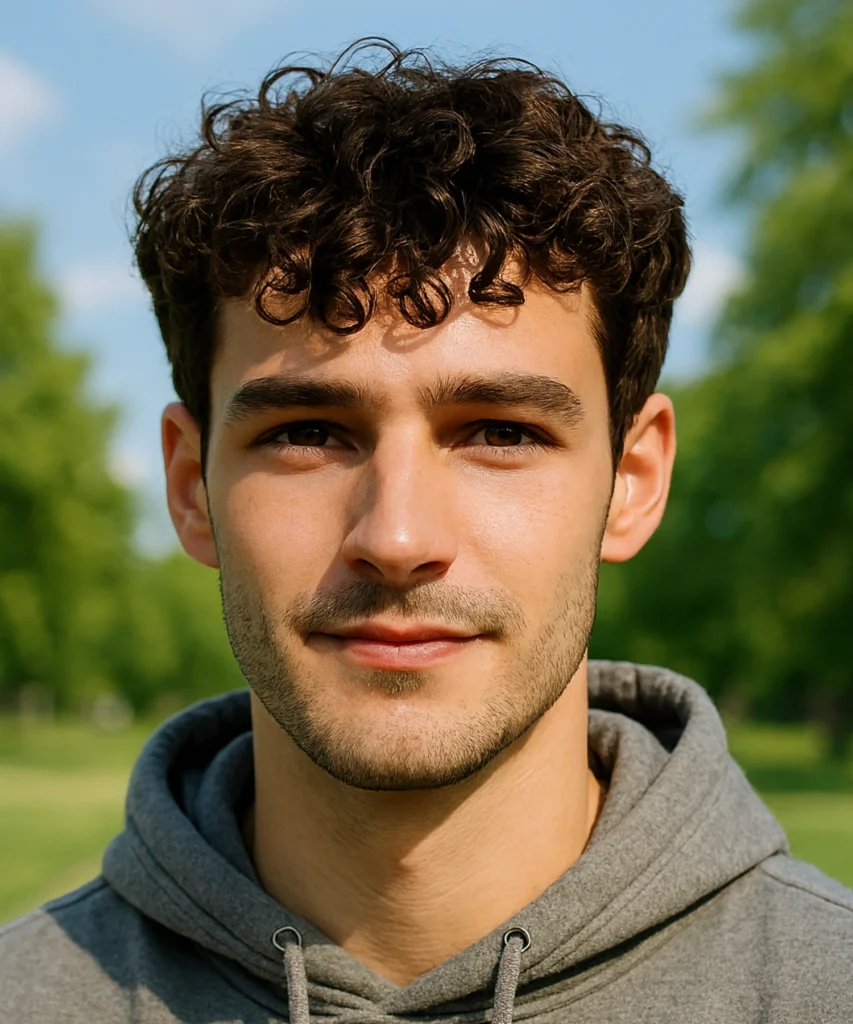 49+ Stylish Curly Hairstyles for Men 20 Curly Fringe