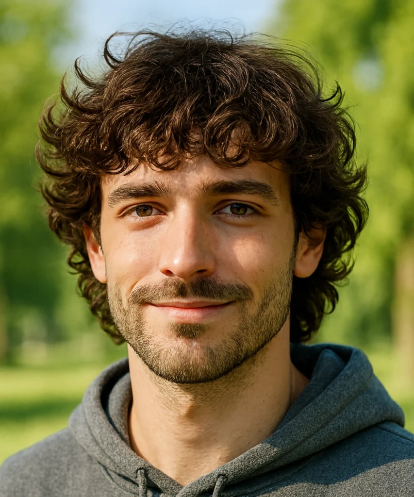 49+ Stylish Curly Hairstyles for Men 24 Curly Shag
