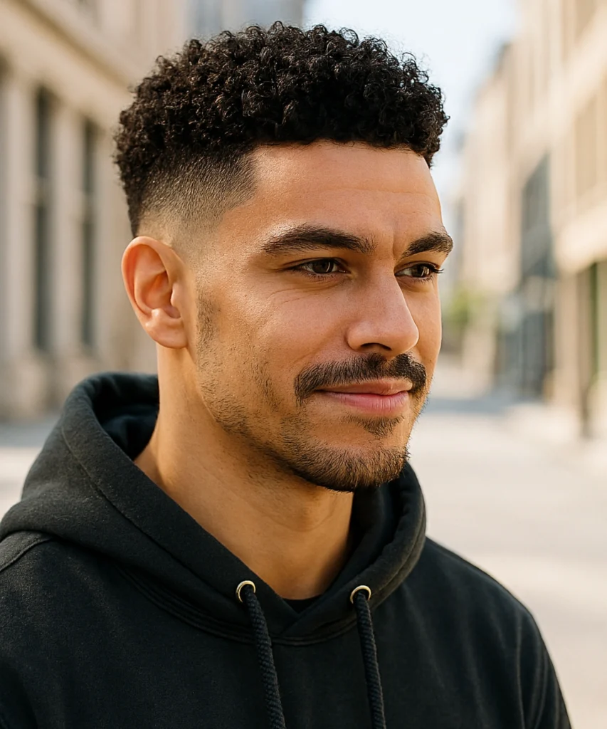49+ Stylish Curly Hairstyles for Men 13 Drop Fade Curly Hair