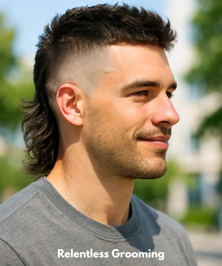 Mullet Hairstyles: Bold & Stylish Looks for Men 16 High Fade Mullet