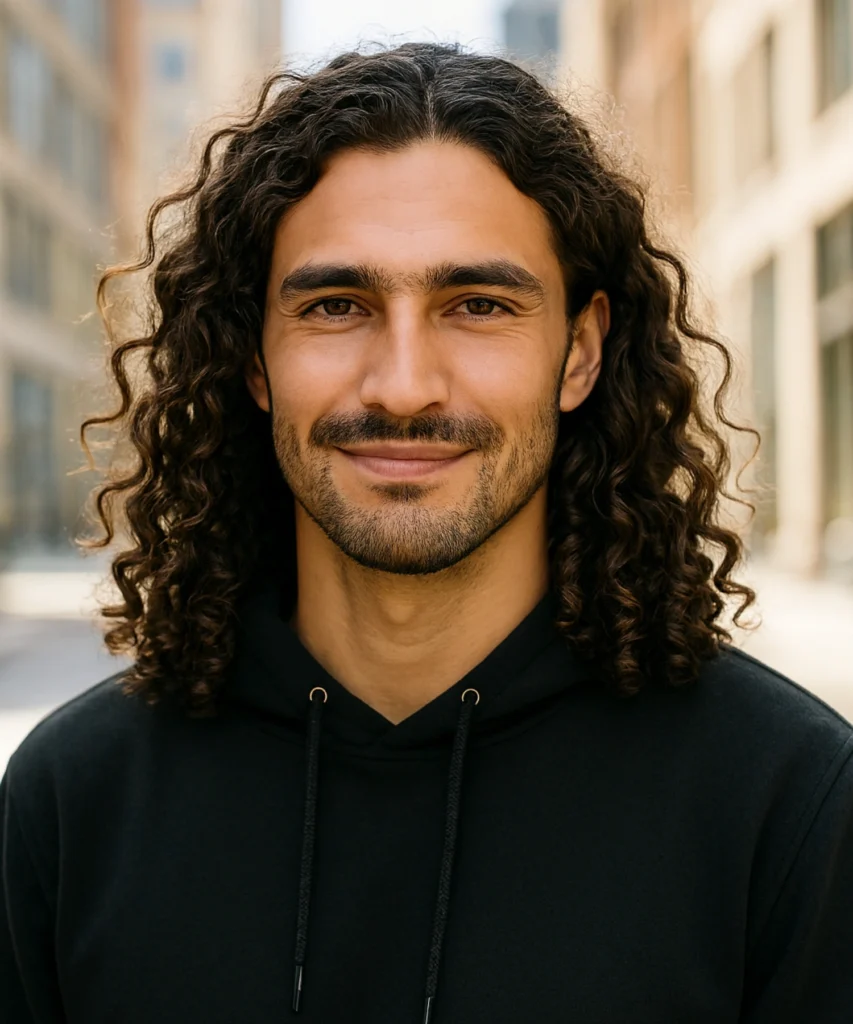 49+ Stylish Curly Hairstyles for Men 36 Long Loose Curls