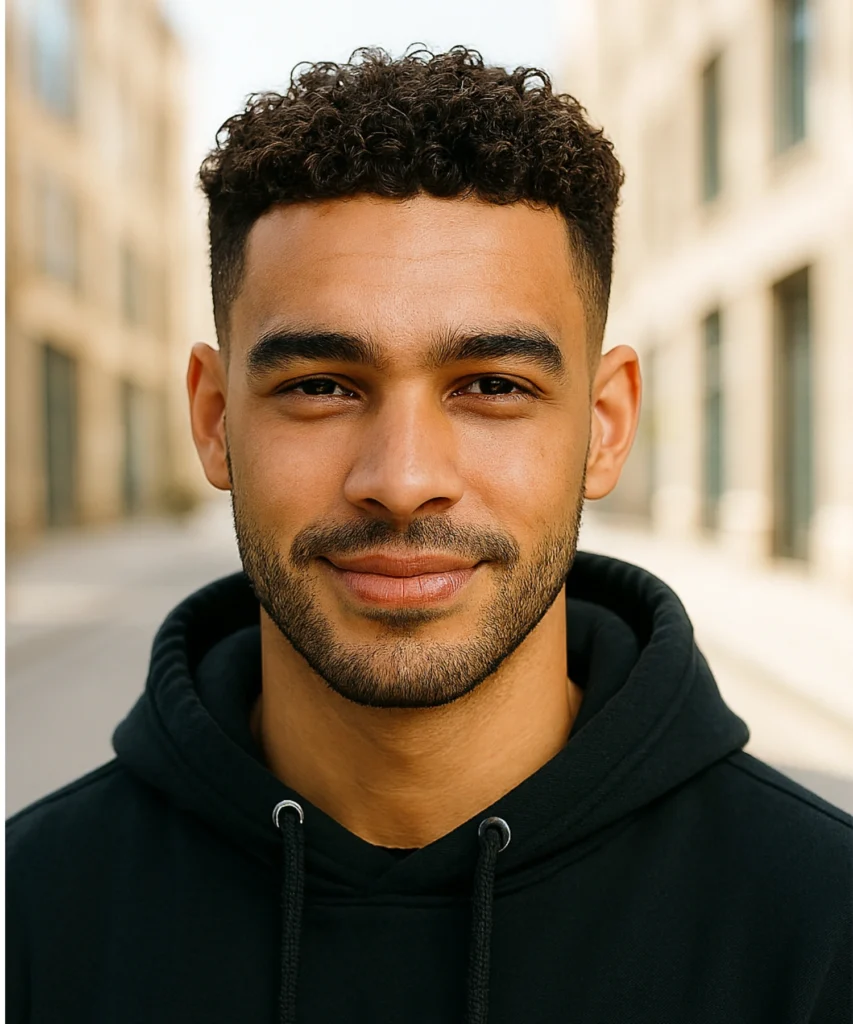 49+ Stylish Curly Hairstyles for Men 5 Low Fade with Curls