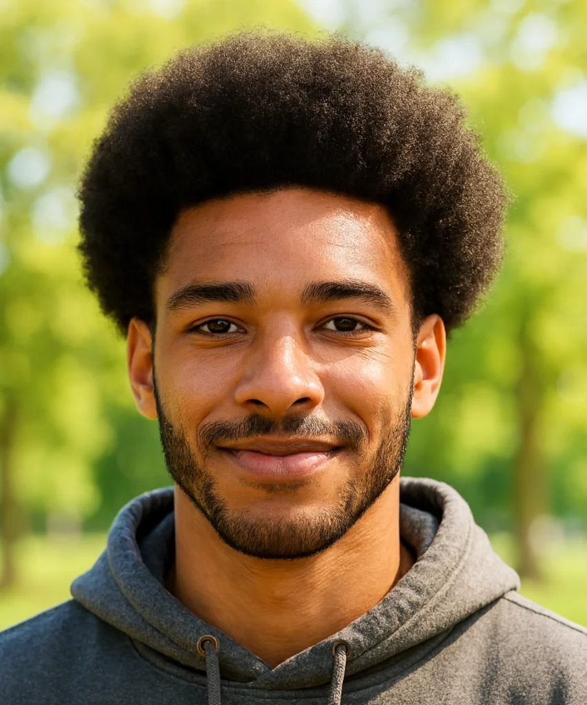 49+ Stylish Curly Hairstyles for Men 26 Medium Afro
