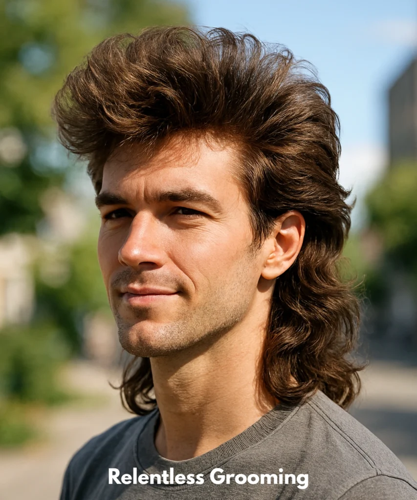 Mullet Hairstyles: Bold & Stylish Looks for Men 37 Retro Rock Mullet