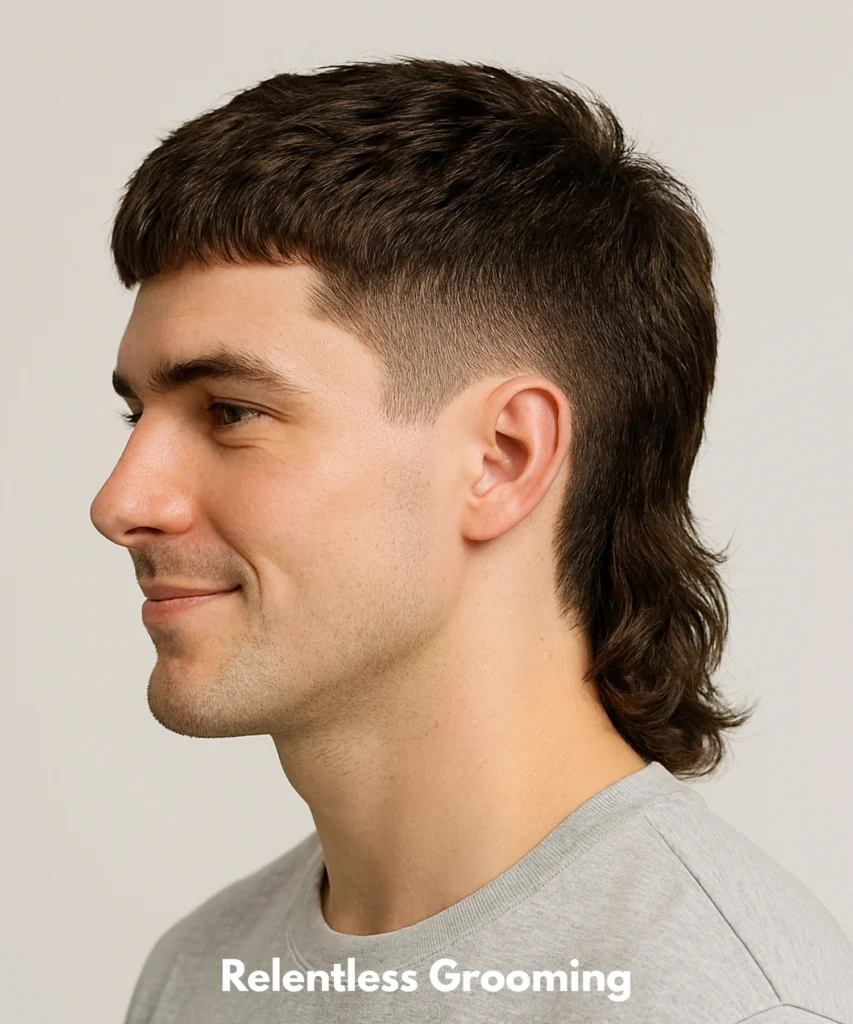 Mullet Hairstyles: Bold & Stylish Looks for Men 21 Shadow Fade Mullet