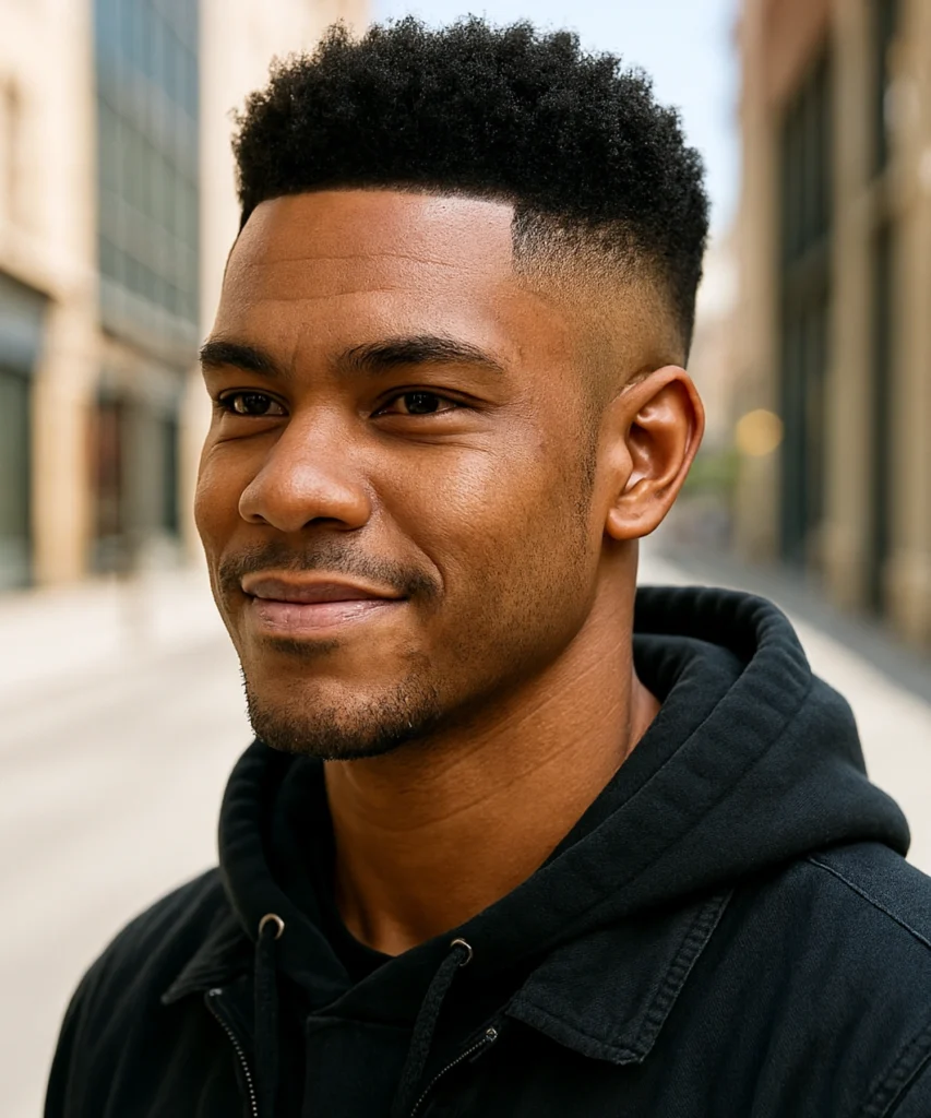 49+ Stylish Curly Hairstyles for Men 16 Short Afro Fade