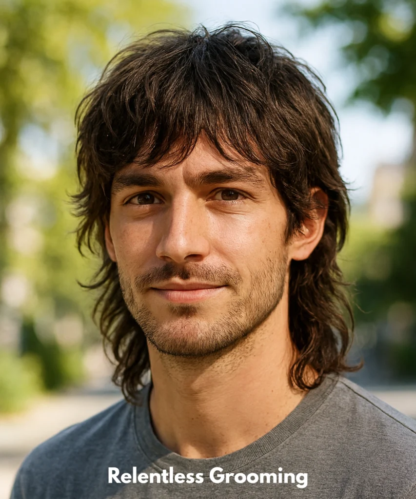 Mullet Hairstyles: Bold & Stylish Looks for Men 43 Shullet (Shag + Mullet)