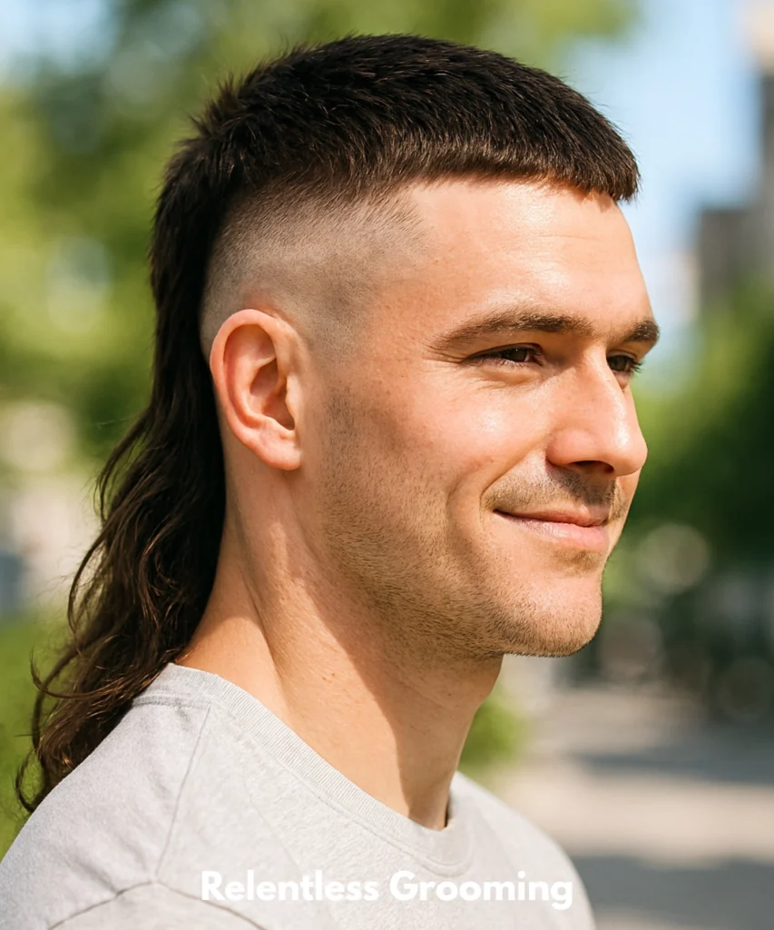Mullet Hairstyles: Bold & Stylish Looks for Men 13 Skin Fade Mullet