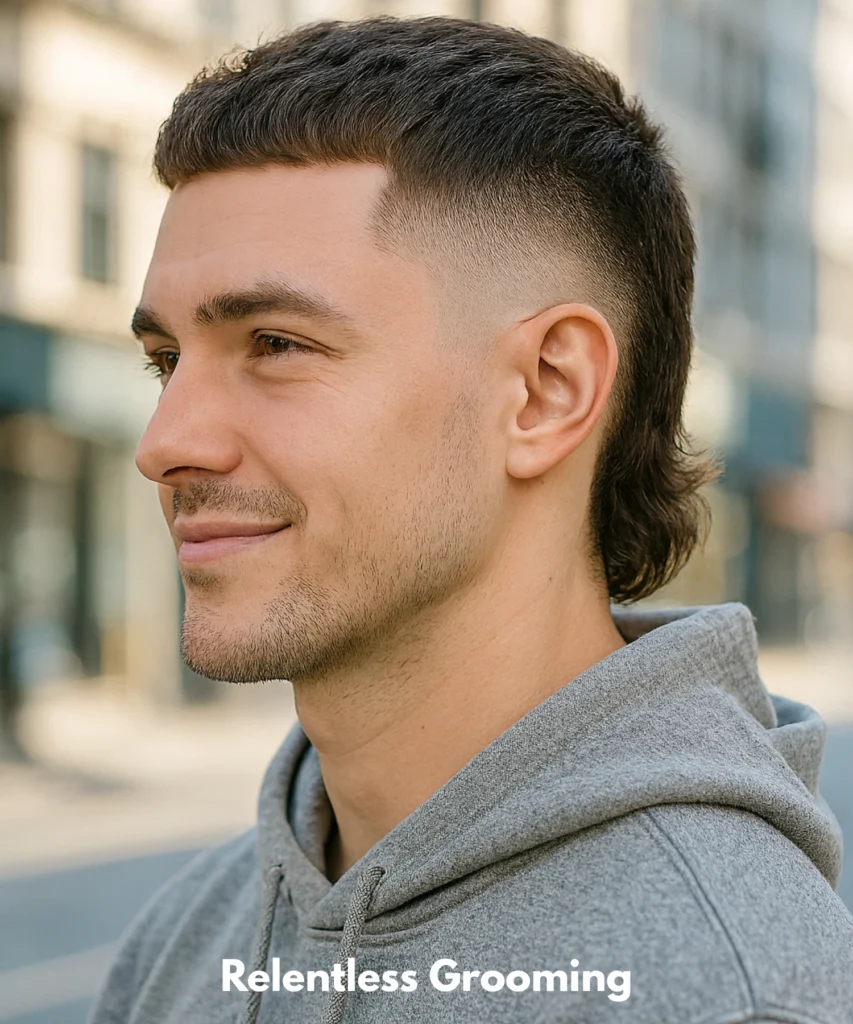 Mullet Hairstyles: Bold & Stylish Looks for Men 19 Taper Fade Mullet