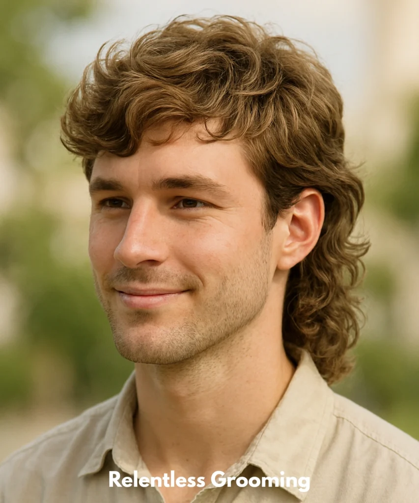 Mullet Hairstyles: Bold & Stylish Looks for Men 24 Wavy Mullet