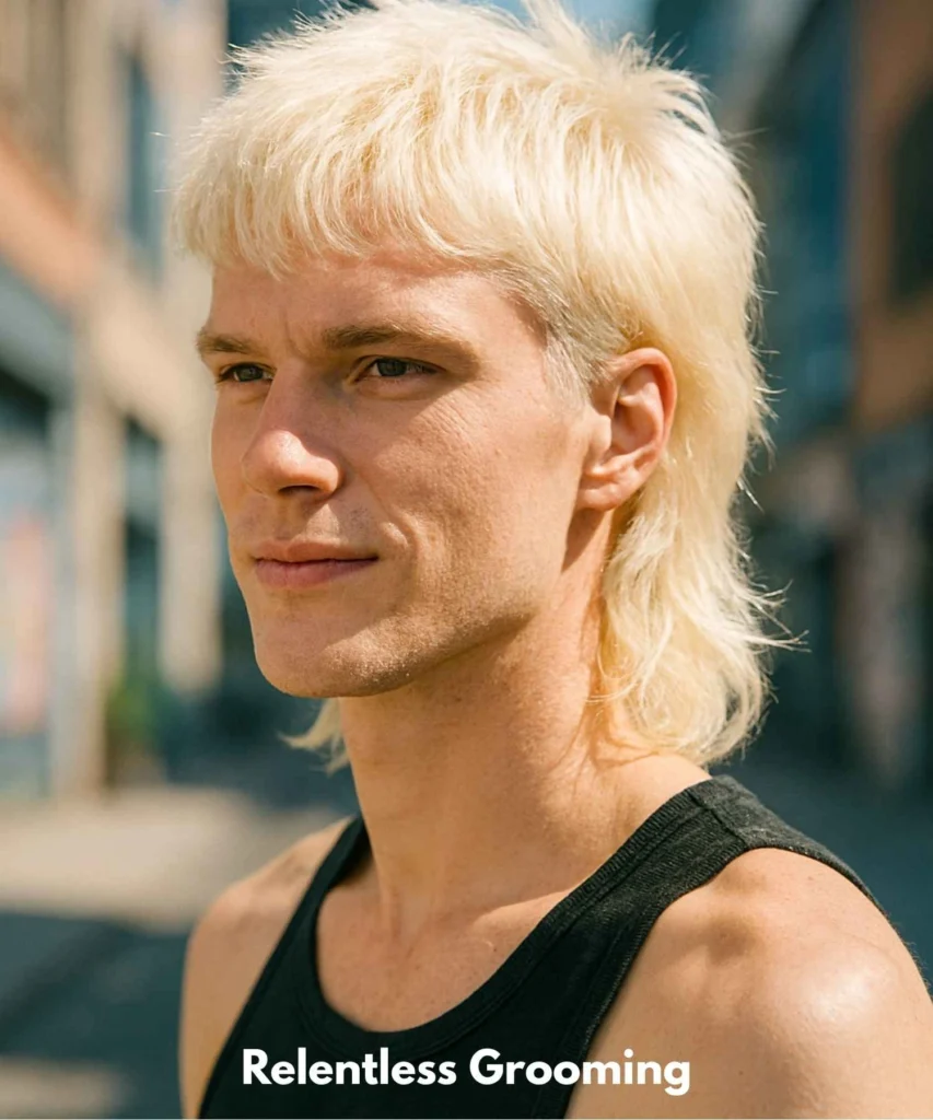 Mullet Hairstyles: Bold & Stylish Looks for Men 52 Bleached Mullet