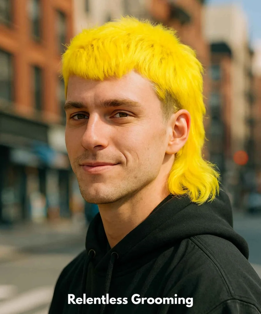 Mullet Hairstyles: Bold & Stylish Looks for Men 51 Colored Mullet