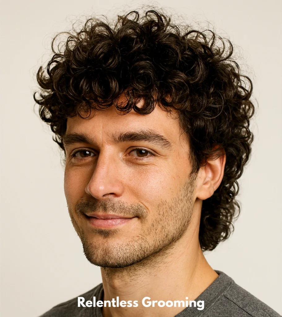 Wolf Cut Men: Bold, Layered & Trendy Haircut Ideas 10 Curly Wolf Cut