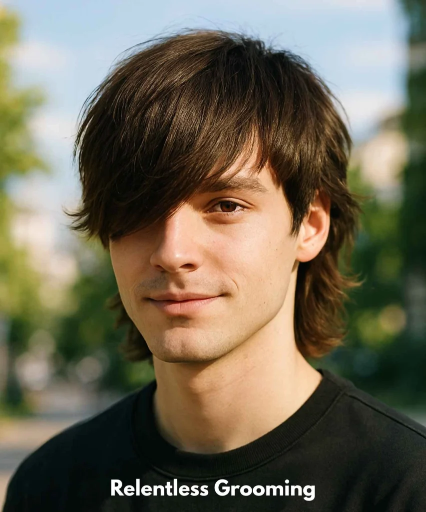 Mullet Hairstyles: Bold & Stylish Looks for Men 66 E-Boy Mullet