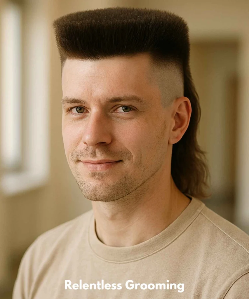 Mullet Hairstyles: Bold & Stylish Looks for Men 59 Flat Top Mullet