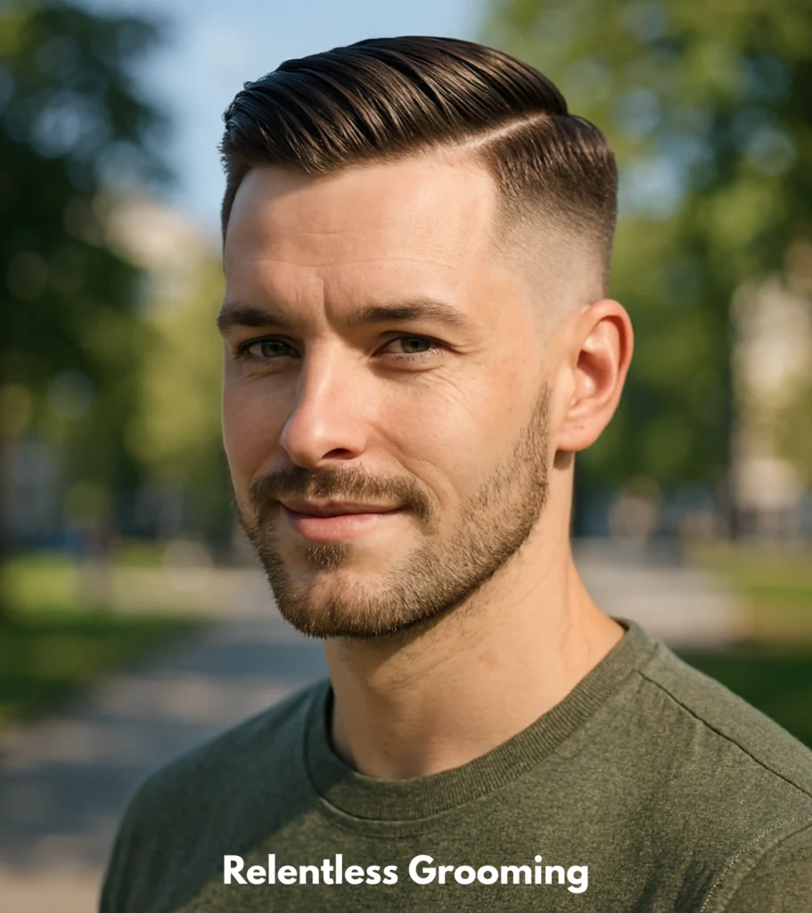 Mid Fade Side Part