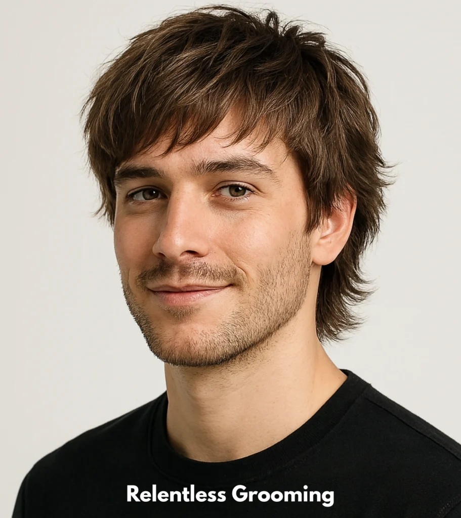 Wolf Cut Men: Bold, Layered & Trendy Haircut Ideas 8 No-Mullet Wolf Cut