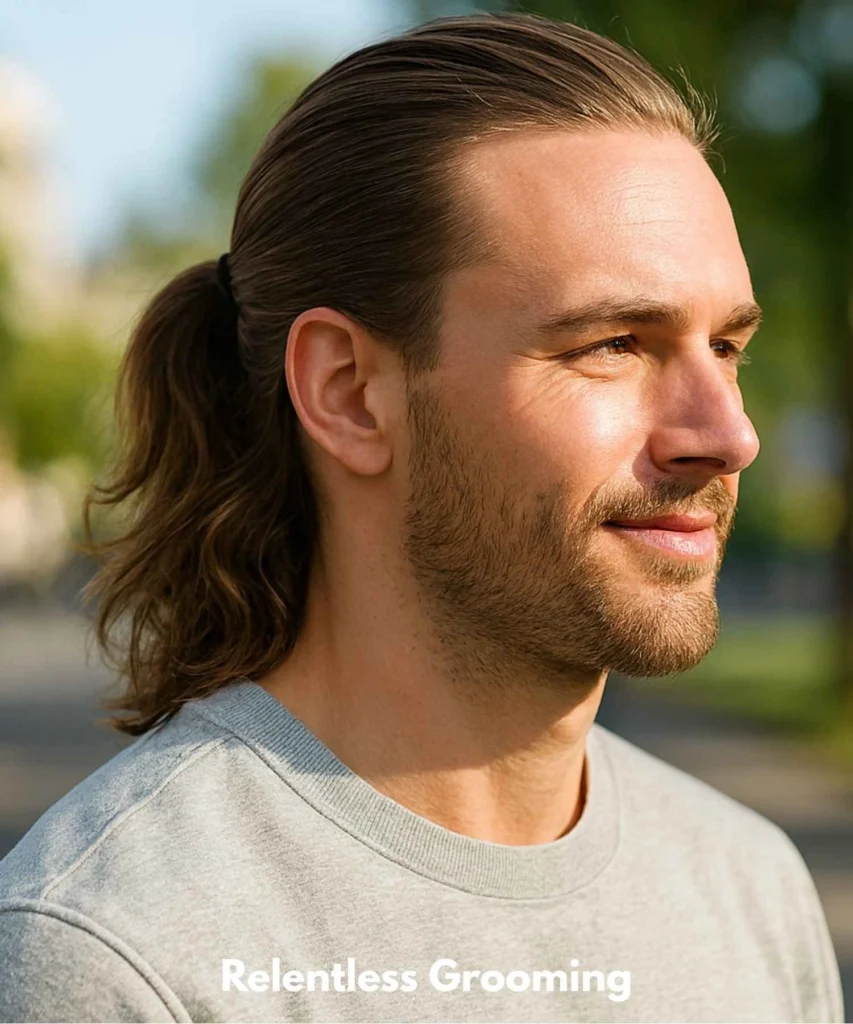 Mullet Hairstyles: Bold & Stylish Looks for Men 57 Ponytail Mullet