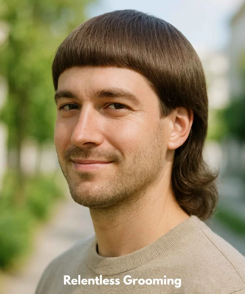 Mullet Hairstyles: Bold & Stylish Looks for Men 61 Rounded Mullet