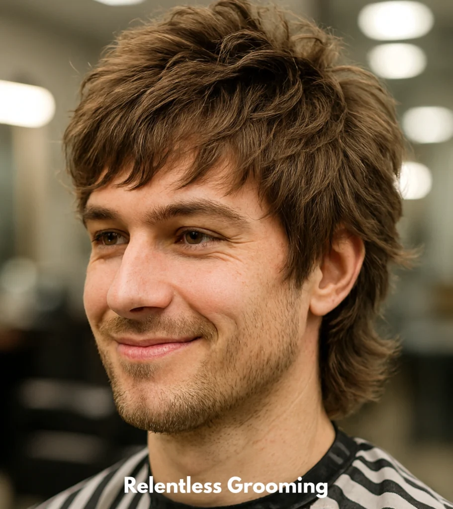 Wolf Cut Men: Bold, Layered & Trendy Haircut Ideas 13 Textured Wolf Cut