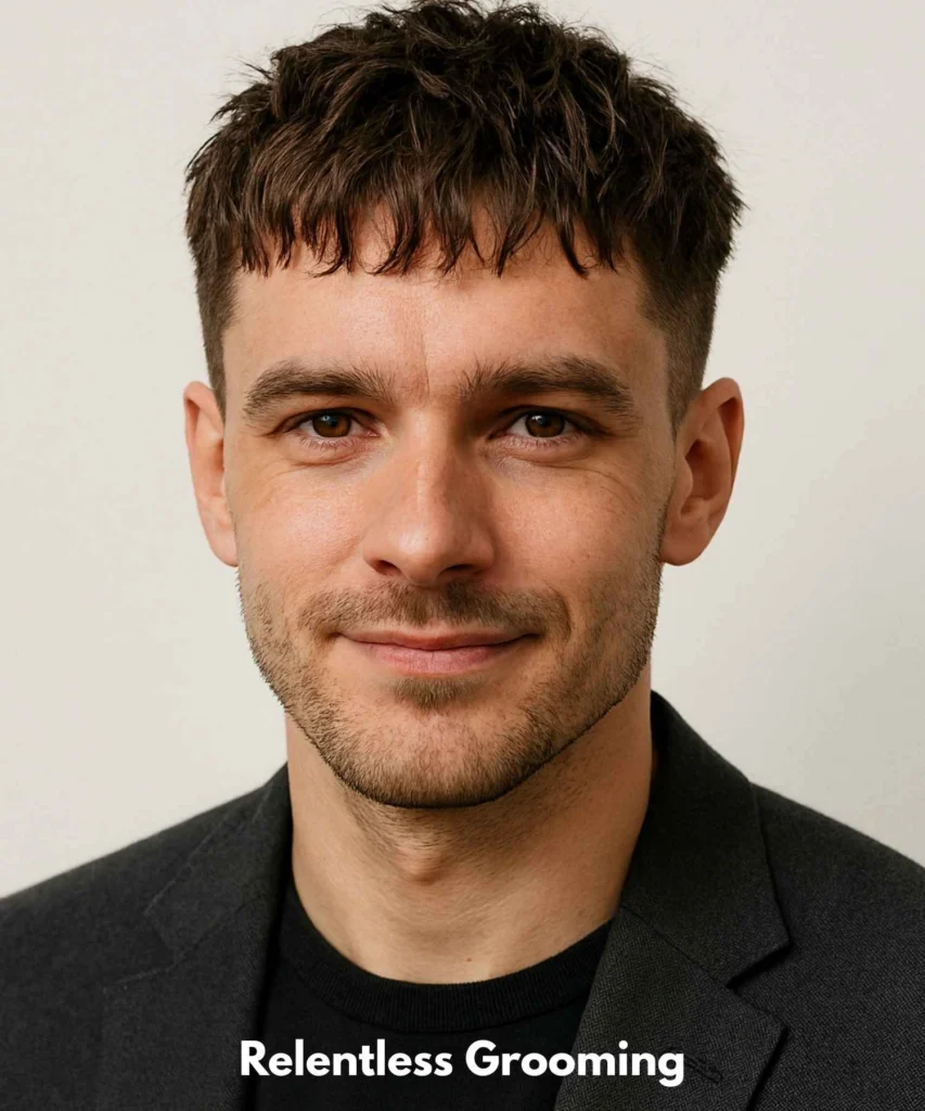 French Crop Haircut: Sleek & Modern Men's Style 20 The Choppy Fringe French Crop
