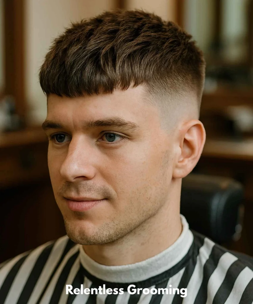 French Crop Haircut: Sleek & Modern Men's Style 31 The Disconnected French Crop