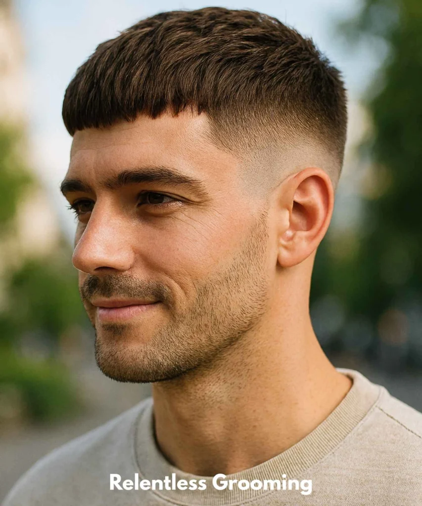 French Crop Haircut: Sleek & Modern Men's Style 17 The Drop Fade French Crop