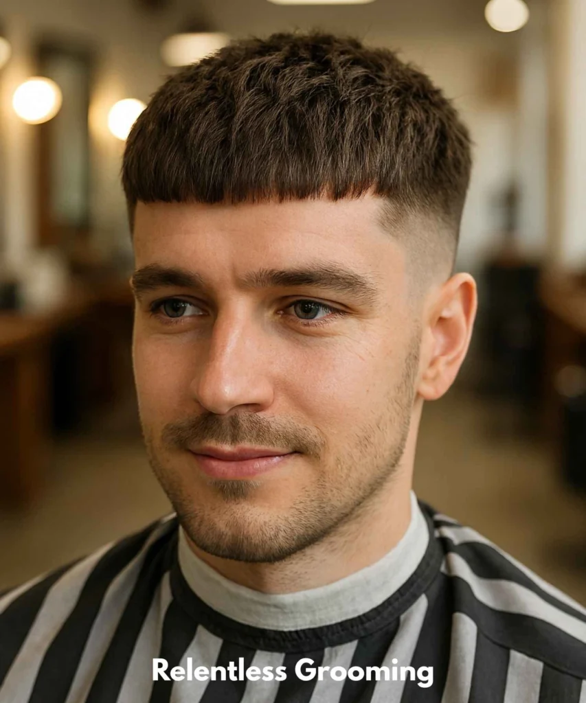 French Crop Haircut: Sleek & Modern Men's Style 37 The French Crop Caesar Hybrid