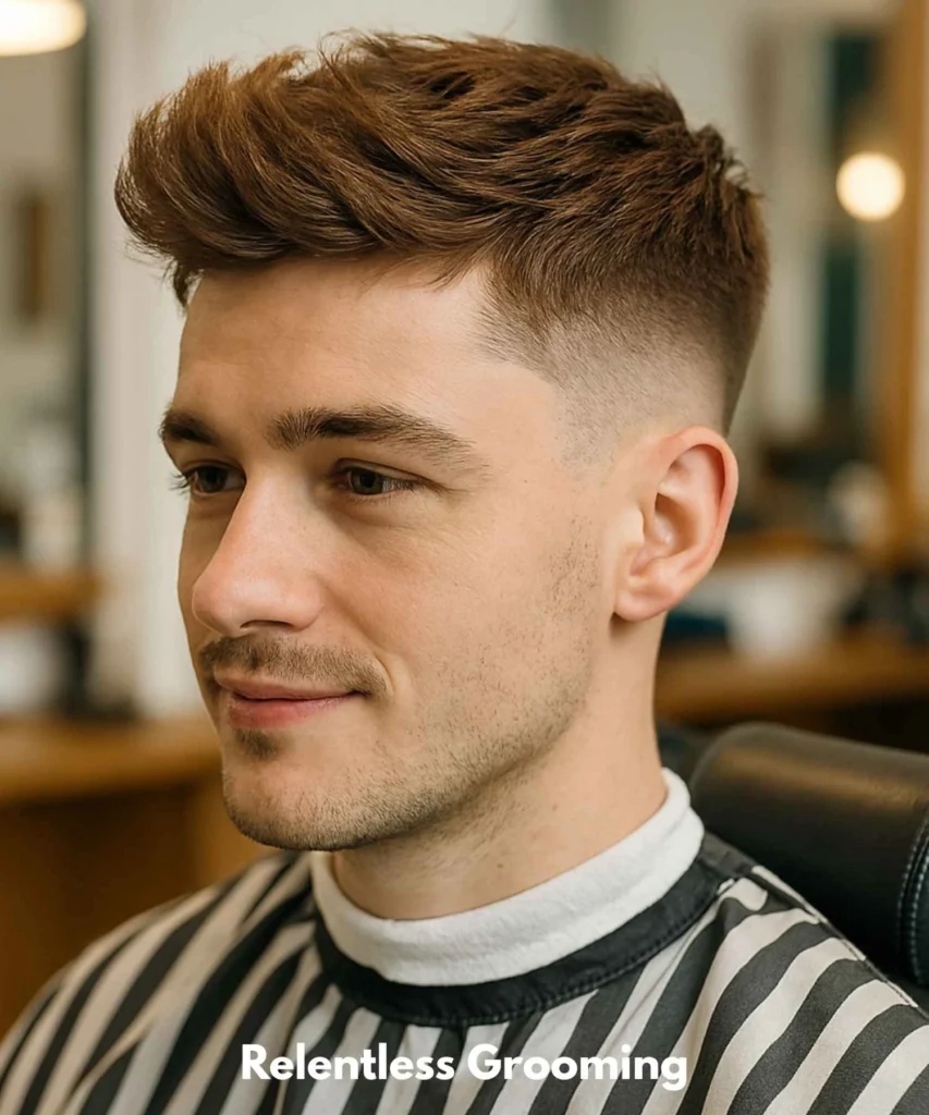 French Crop Haircut: Sleek & Modern Men's Style 36 The French Crop Quiff Hybrid