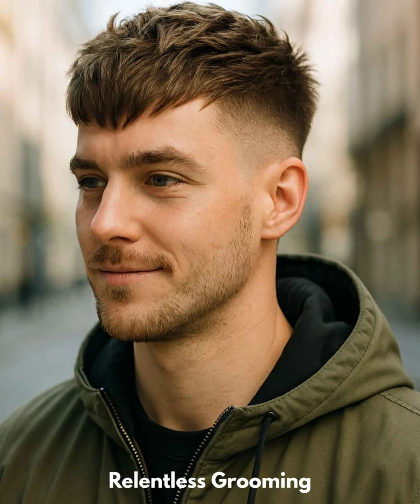French Crop Haircut: Sleek & Modern Men's Style 32 The Layered French Crop
