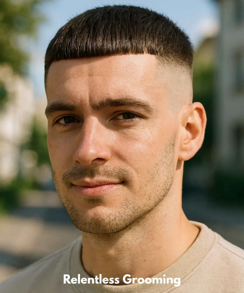 French Crop Haircut: Sleek & Modern Men's Style 21 The Micro Fringe French Crop