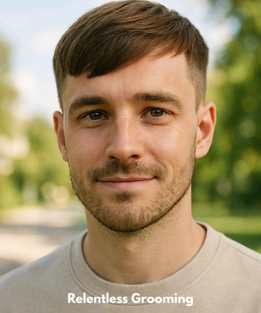 French Crop Haircut: Sleek & Modern Men's Style 23 The Side-Swept French Crop
