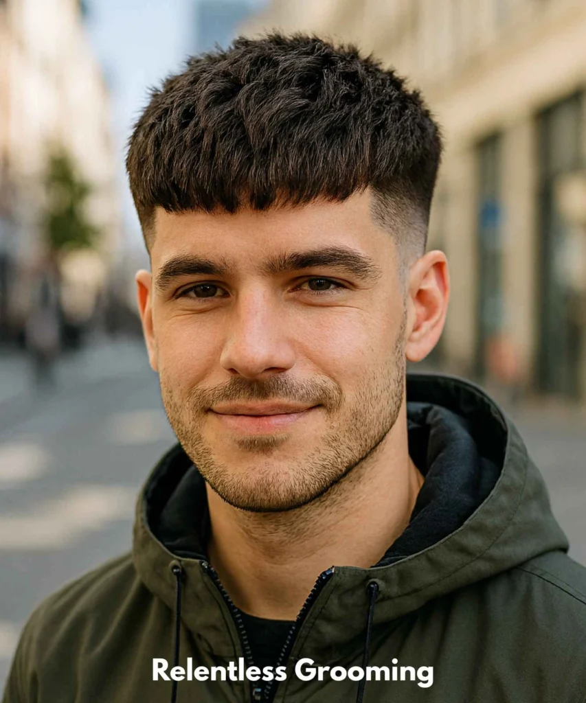 French Crop Haircut: Sleek & Modern Men's Style 27 The Thick Hair French Crop