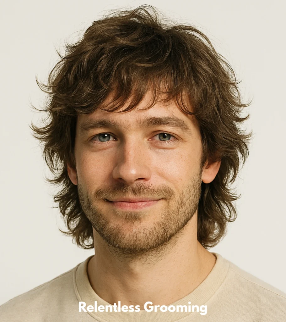Wolf Cut Men: Bold, Layered & Trendy Haircut Ideas 9 Wavy Wolf Cut