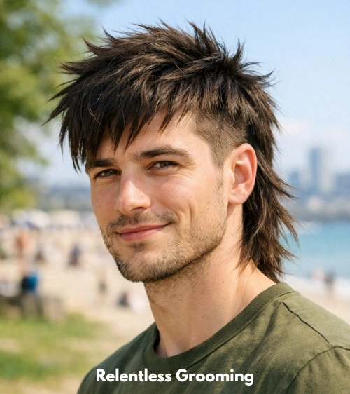 Bold Mullet Two Block Haircut Ideas to Upgrade Your Look 12 Choppy Two Block Mullet