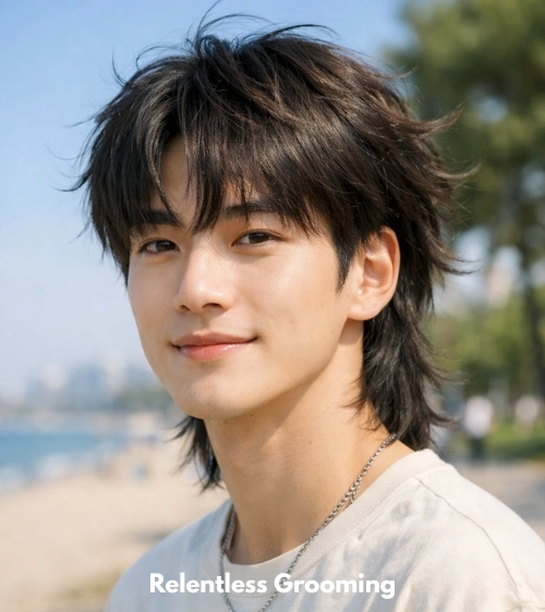 Bold Mullet Two Block Haircut Ideas to Upgrade Your Look 4 Korean Two-Block Mullet