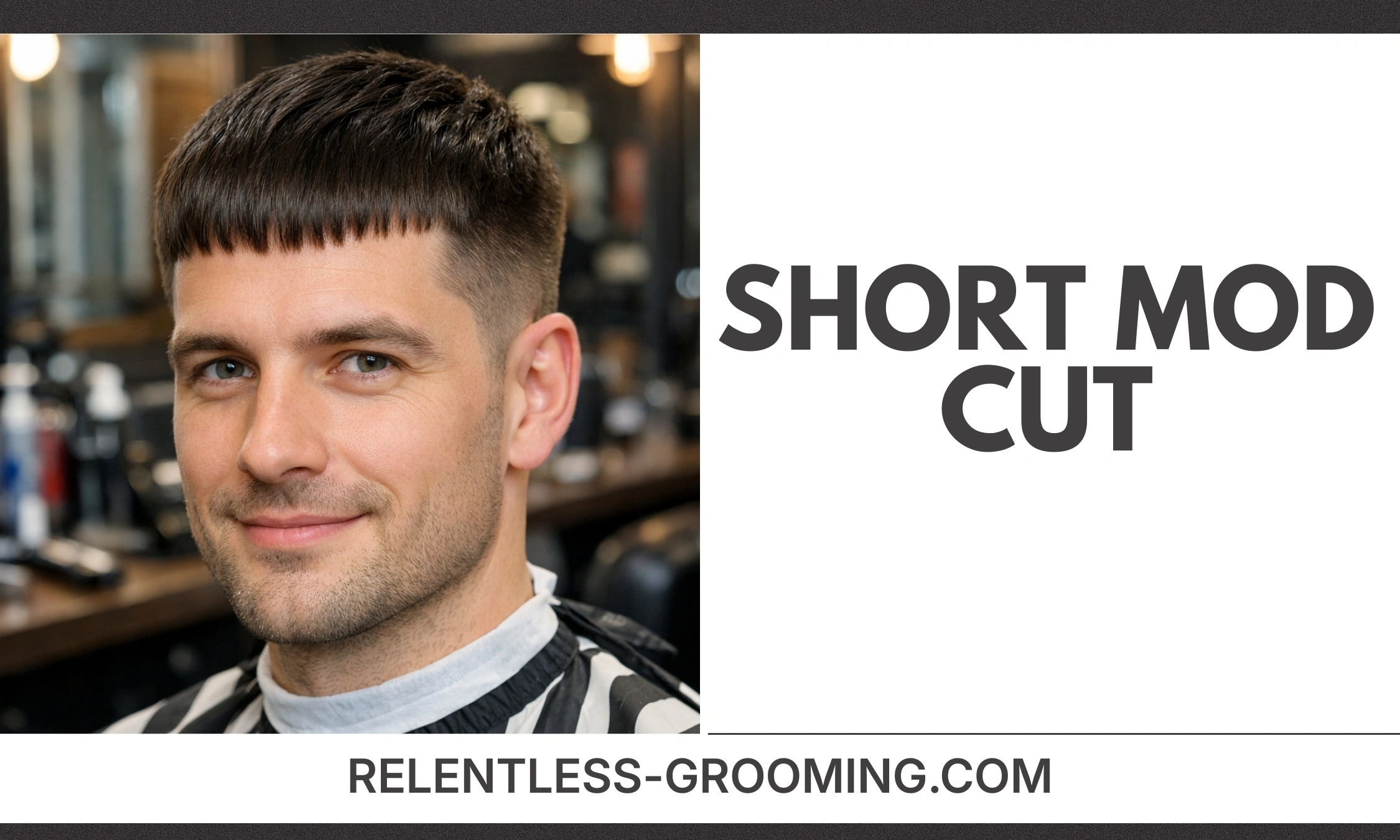 Short Mod Cut: Classic British Hairstyle for Modern Men 2 Short Mod Cut