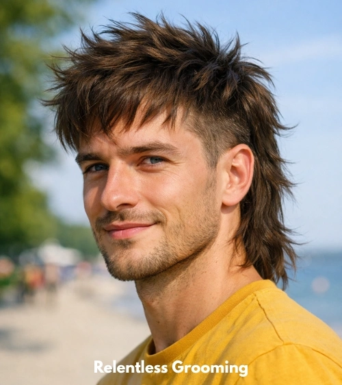 Bold Mullet Two Block Haircut Ideas to Upgrade Your Look 11 Textured Two Block Mullet