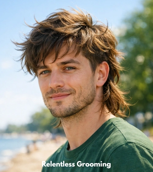 Bold Mullet Two Block Haircut Ideas to Upgrade Your Look 14 Tousled Two Block Mullet