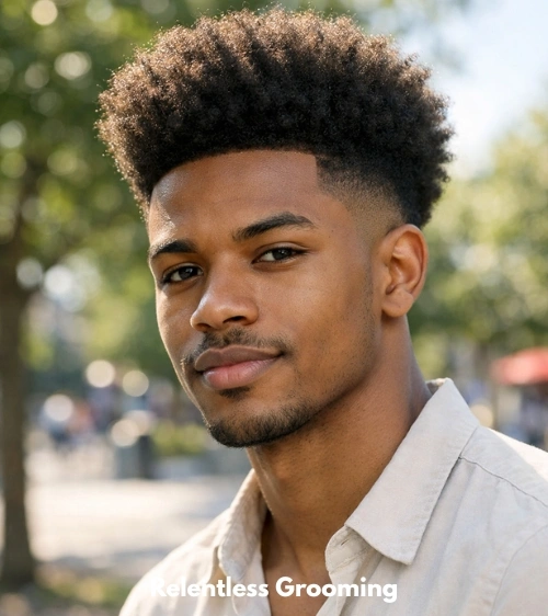 Afro taper fade