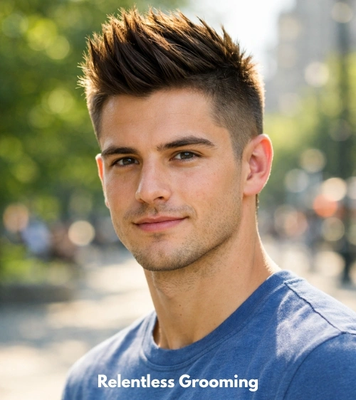 Men's Hairstyles Long on Top Short on Sides 8 Faux Hawk Fade