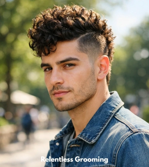 Curly Faux Hawk