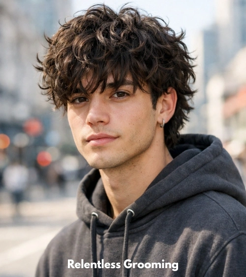 Curly Wolf Cut