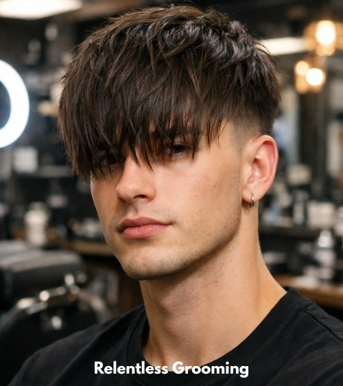 Mid-Length Textured Fringe with Low Taper