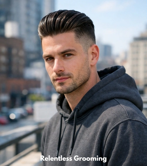 Disconnected Undercut Slick Back