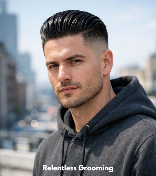 Skin Fade Slick Back